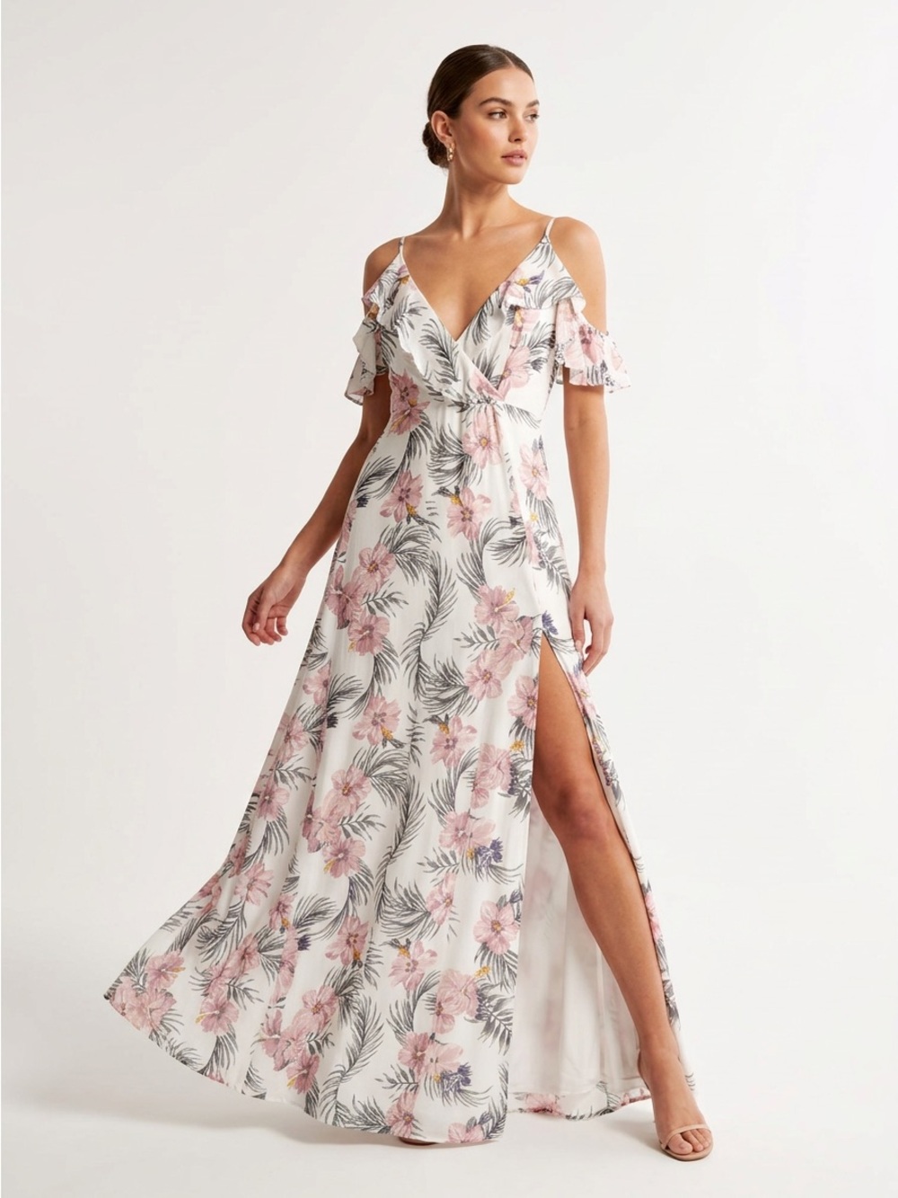PRIVACY PLEASE MAXI FLORAL DRESS
